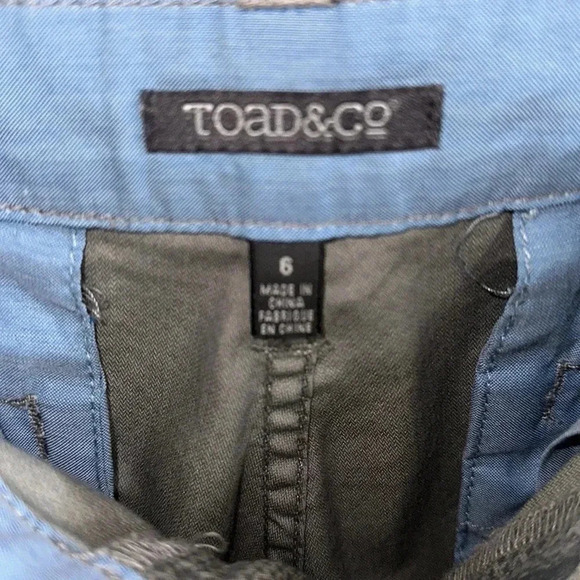 Toad & Co. Gray Diamond Print Hiking Pants Size 6 - Picture 7 of 8